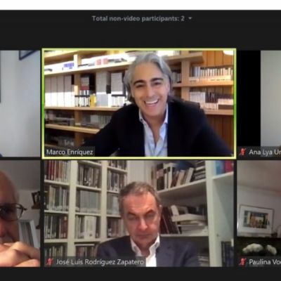 Marco Enríquez-Ominami encabeza conversatorio con fundación de Bachelet: “Estamos reunidos hoy después de…