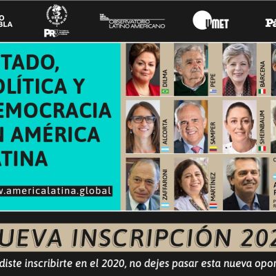 Curso Internacional “Estado, Política y Democracia en América Latina”, abrió nuevos cupos para inscribirse…