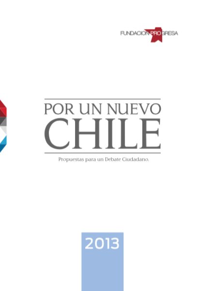 Portada de Por un Nuevo Chile