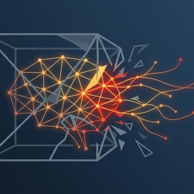 Red neuronal que se sale de un recuadro: la carrera por la IA y el riesgo de perder el control.